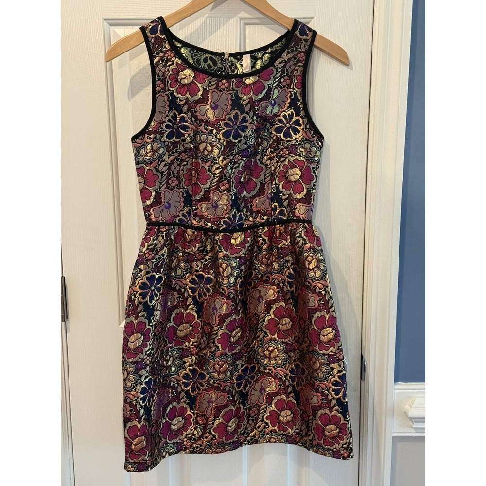 xhilaration‎ Boho Whimsical Colorful Floral dress Size XS TP Party Formal